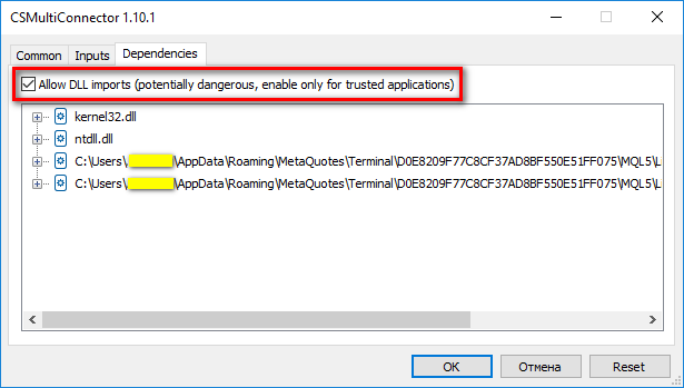 Connector instruction